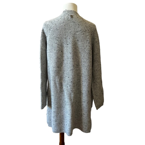 KUHL IDA CARDIGAN SWEATER POCKET OPEN FRONT GRAY SPECKLED KNIT BLEND SOFT COZY S - Picture 6 of 12